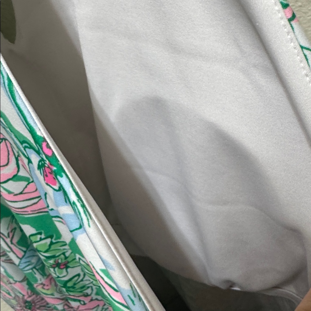 Lilly Pulitzer UPF 50+ Luxletic Dania Dress in Spearmint Blossom Views XL - Picture 7 of 7